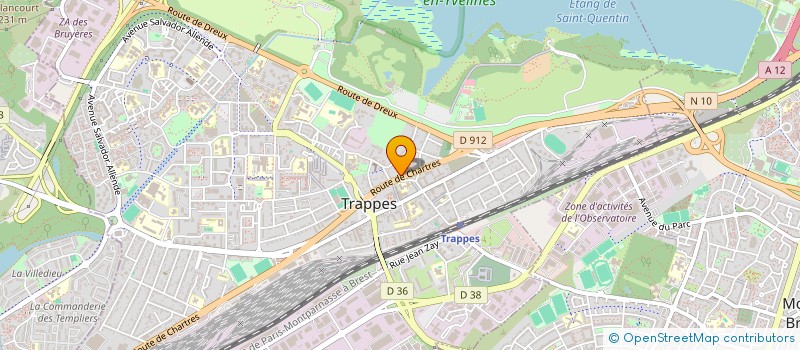 localisation de l'entreprise M.B. BAT à TRAPPES