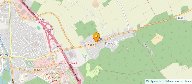 localisation de l'entreprise M B C  DARVAULT