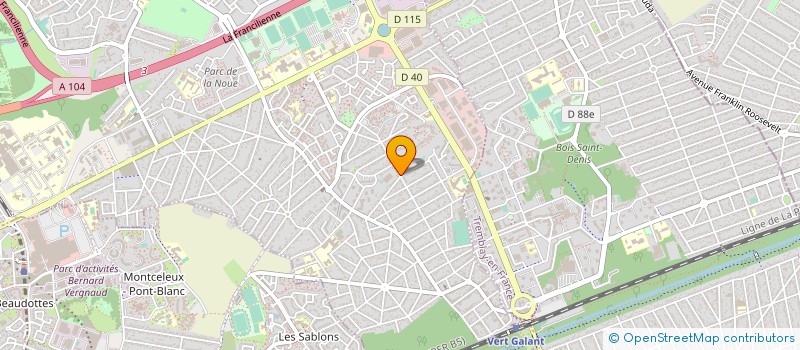 localisation de l'entreprise M.B.C. à VILLEPINTE