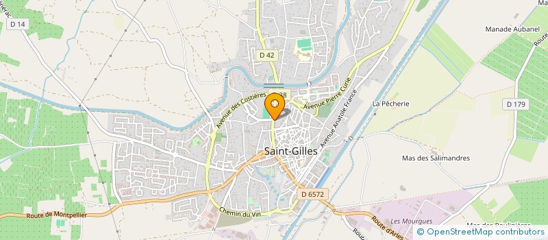 localisation de l'entreprise M.B.C. AUTO MARCHE  SAINT-GILLES