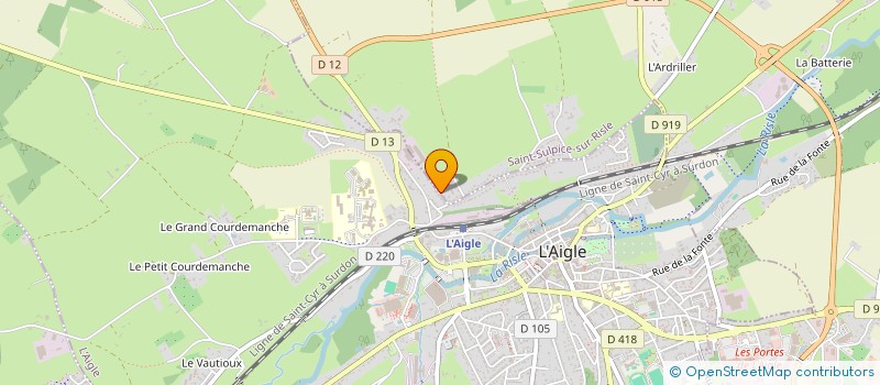 localisation de l'entreprise M&B CARS à SAINT-SULPICE-SUR-RISLE