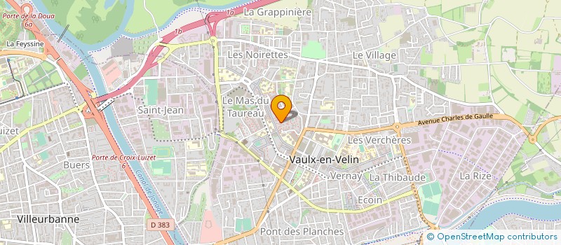 localisation de l'entreprise M.B CELEBI  VAULX-EN-VELIN