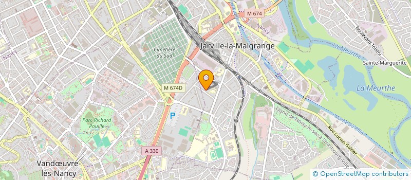 localisation de l'entreprise M.B.CLEAN  JARVILLE-LA-MALGRANGE