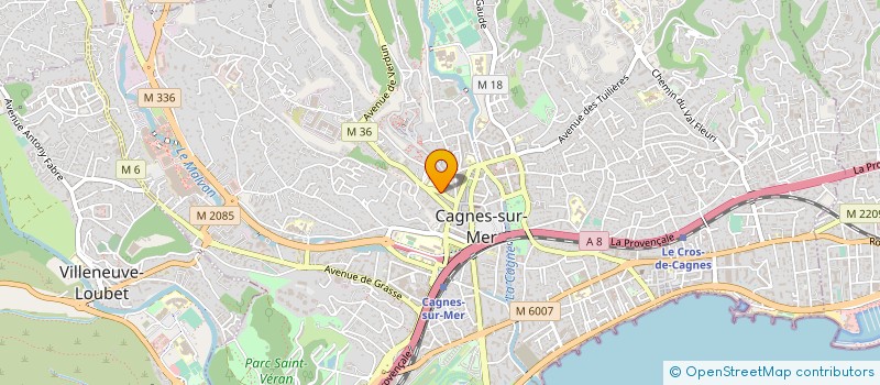 localisation de l'entreprise M.B CLEANING à CAGNES-SUR-MER