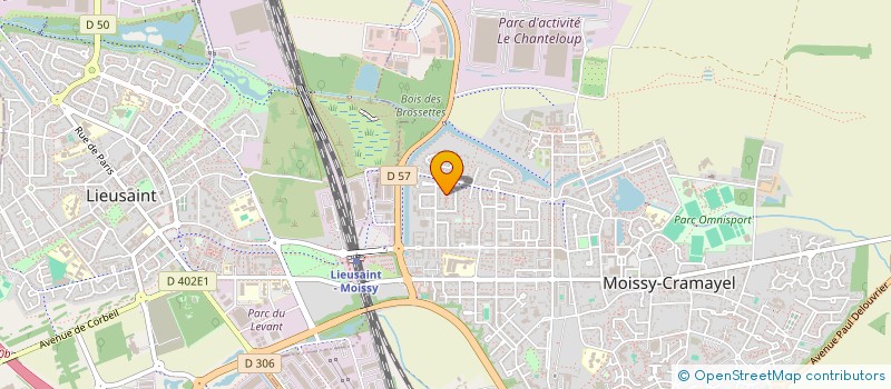 localisation de l'entreprise M&B CONSEIL  MOISSY-CRAMAYEL