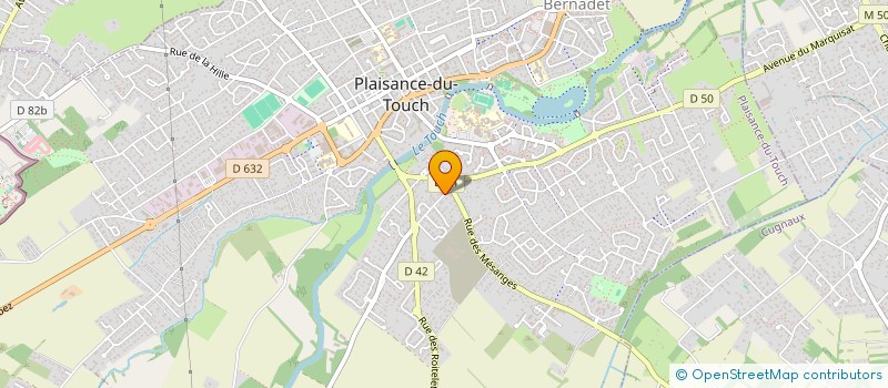 localisation de l'entreprise M@B CONSEIL  PLAISANCE-DU-TOUCH