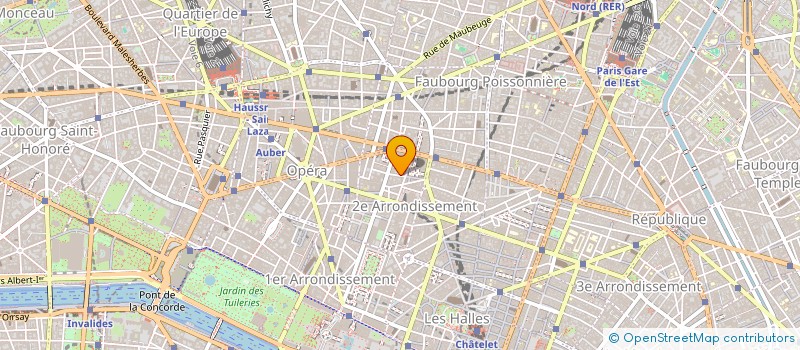 localisation de l'entreprise M B COULEURS à PARIS