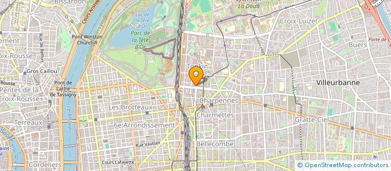 localisation de l'entreprise M B DEMENAGEMENT  VILLEURBANNE