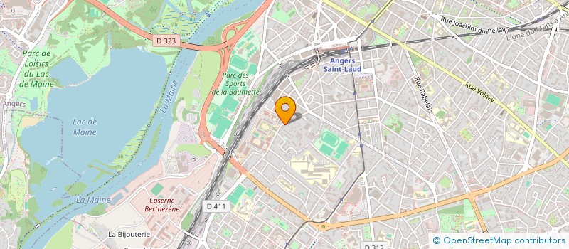 localisation de l'entreprise M&B DESIGN à ANGERS