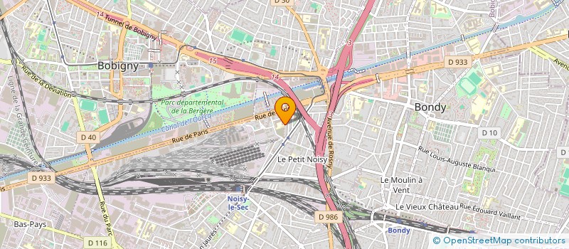 localisation de l'entreprise M&B DRIVER à NOISY-LE-SEC
