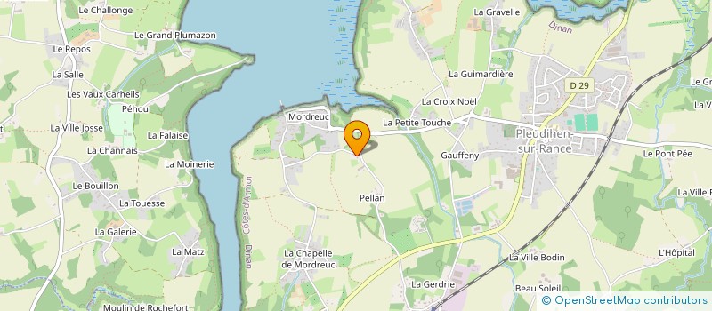 localisation de l'entreprise M.B.E  PLEUDIHEN SUR RANCE