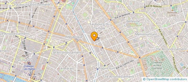 localisation de l'entreprise M B E CO à PARIS