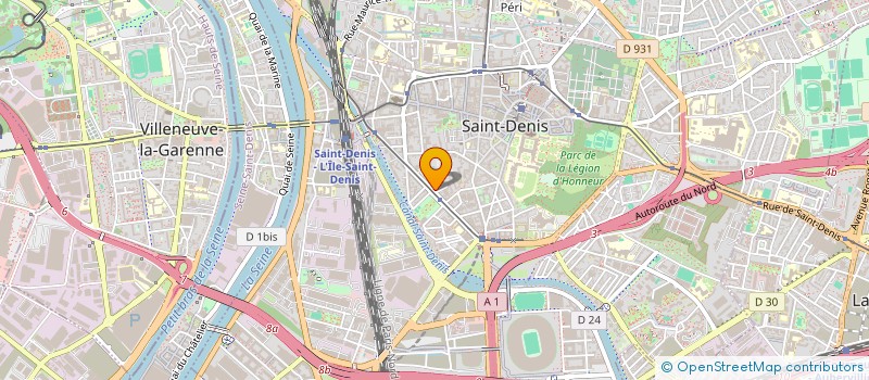 localisation de l'entreprise M&B-EATS à SAINT-DENIS