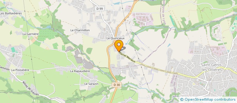 localisation de l'entreprise M.B.F. à SAINTE-CONSORCE