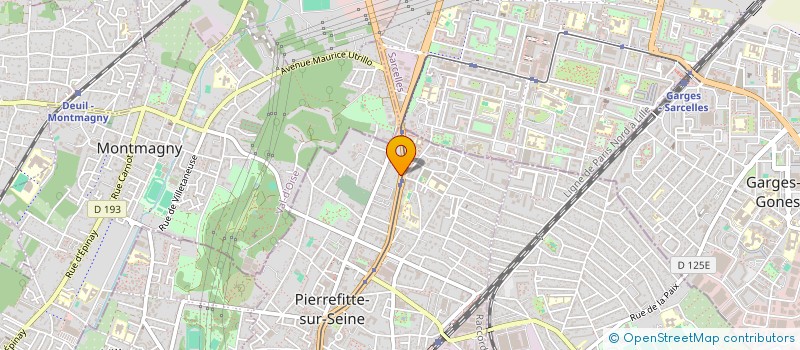 localisation de l'entreprise M.B.F à PIERREFITTE-SUR-SEINE