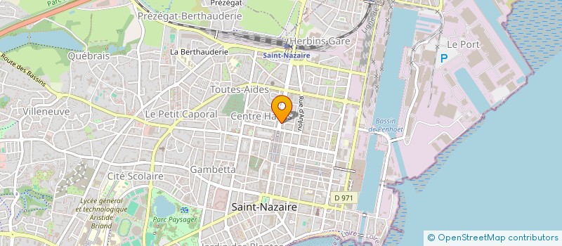 localisation de l'entreprise M&B FOOD  SAINT-NAZAIRE