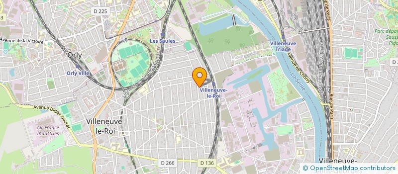 localisation de l'entreprise M.B FORMATION  VILLENEUVE-LE-ROI