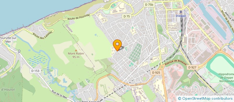 localisation de l'entreprise M B G à DIEPPE