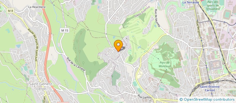 localisation de l'entreprise M.B.G.B.  SAINT-GENEST-LERPT