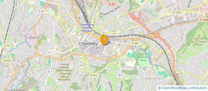 localisation de l'entreprise M B G CORPORATION SARL  CHAMBERY