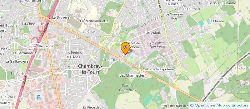 localisation de l'entreprise M.B.G MOTORS à CHAMBRAY-LES-TOURS