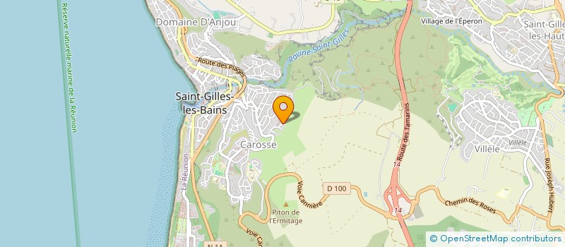 localisation de l'entreprise M & B GROUP à SAINT-PAUL