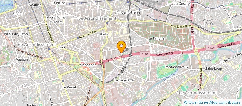 localisation de l'entreprise M.B.H. BATIMENT à MARSEILLE