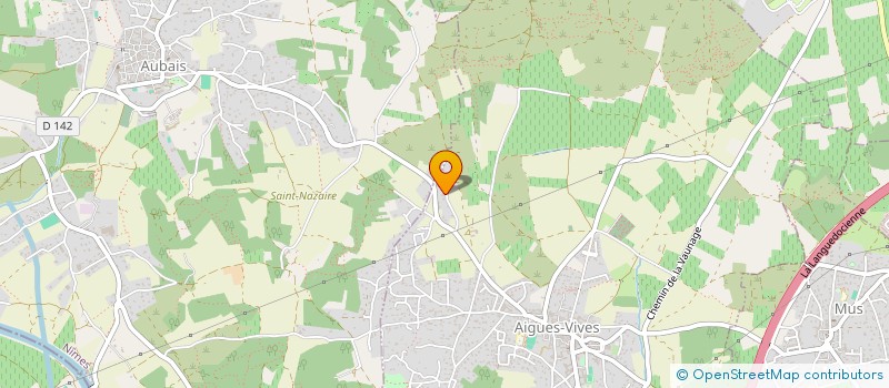 localisation de l'entreprise M.B.H.S  AIGUES-VIVES