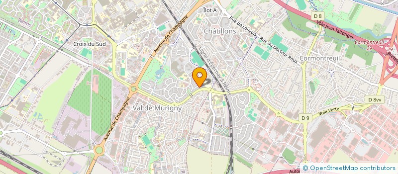 localisation de l'entreprise M&B HOLDING  REIMS