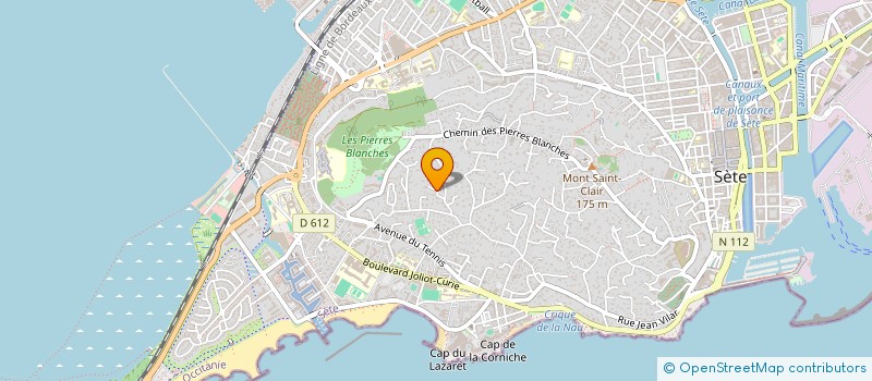 localisation de l'entreprise M.B.I à SETE