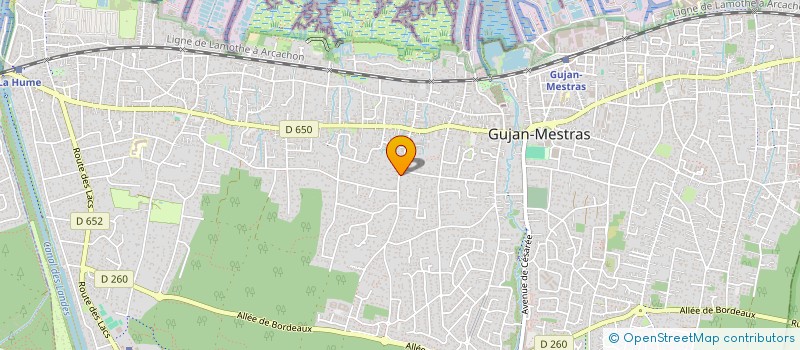 localisation de l'entreprise M&B IMMO  GUJAN MESTRAS