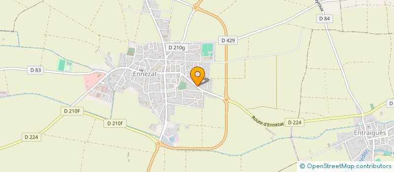 localisation de l'entreprise M&B IMMO  ENNEZAT