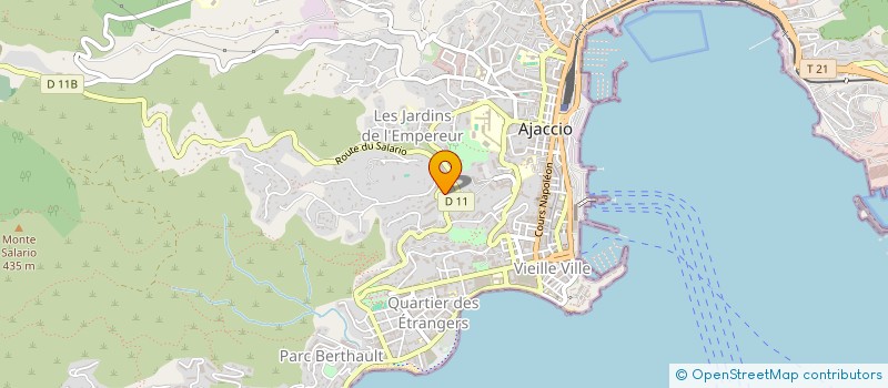 localisation de l'entreprise M.B.INFORMATIQUE à AJACCIO
