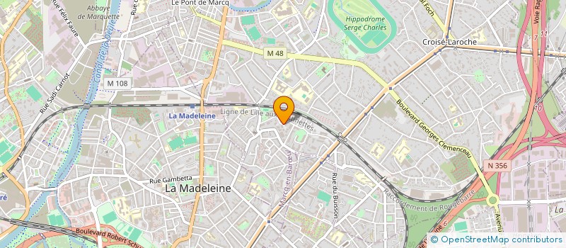 localisation de l'entreprise M & B INVESTISSEMENT à MARCQ-EN-BARŒUL