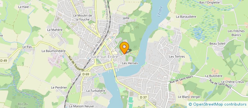 localisation de l'entreprise M.B INVESTISSEMENTS  SUCE-SUR-ERDRE