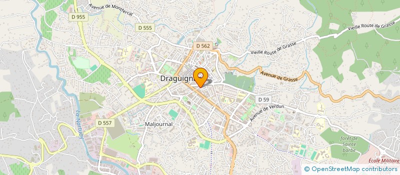 localisation de l'entreprise M B J à DRAGUIGNAN