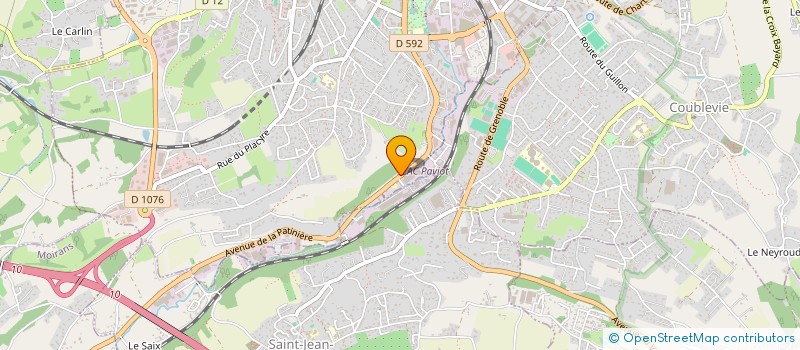 localisation de l'entreprise M.B.J. REALISATIONS à VOIRON