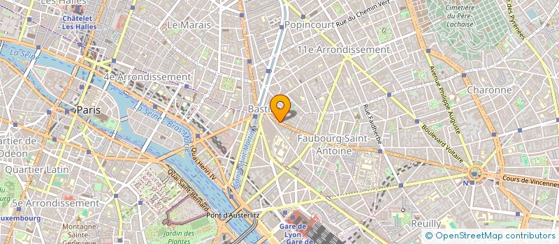 localisation de l'entreprise M B K à PARIS 11