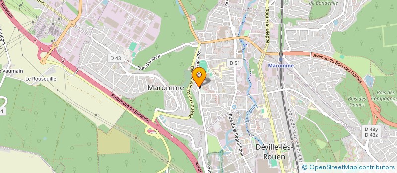 localisation de l'entreprise M.B.K à MAROMME
