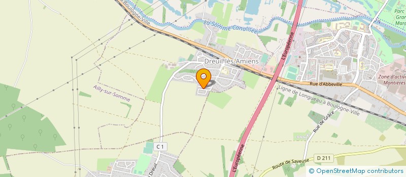 localisation de l'entreprise M'B KANDA INVEST à DREUIL-LES-AMIENS