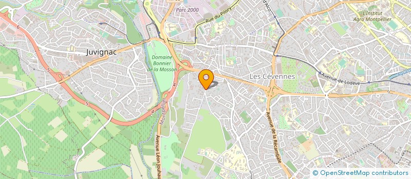 localisation de l'entreprise M.B.L à MONTPELLIER