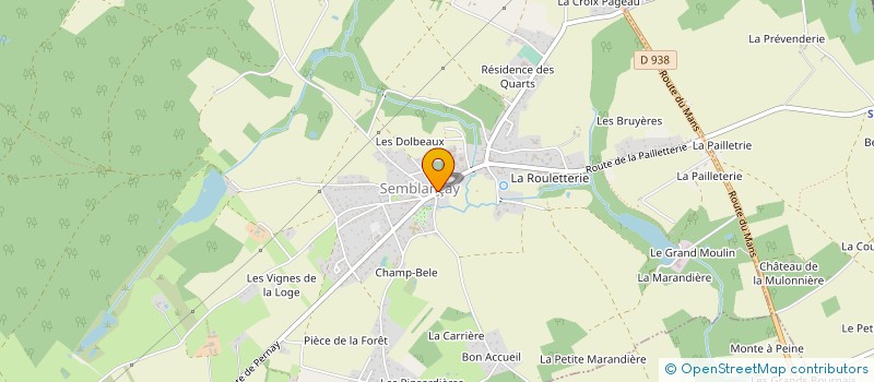 localisation de l'entreprise M.B.L.S. à SEMBLANCAY