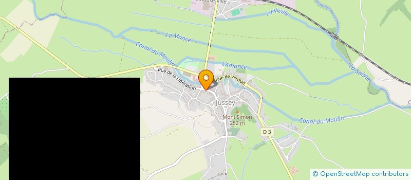 localisation de l'entreprise M.B LA PROVINCIALE  JUSSEY