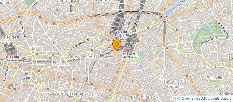 localisation de l'entreprise M B M  PARIS