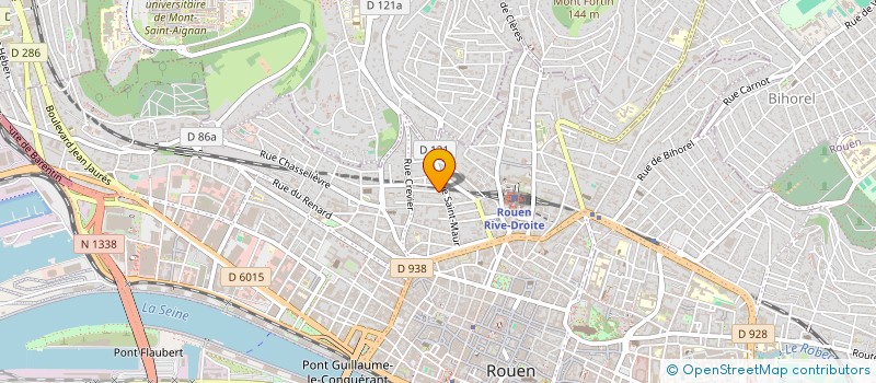 localisation de l'entreprise M.B.M.B.Q.L.D. à ROUEN