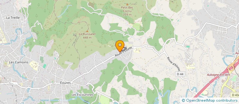 localisation de l'entreprise M B M J à AUBAGNE