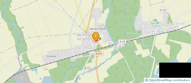 localisation de l'entreprise M B P C à LES ORMES-SUR-VOULZIE