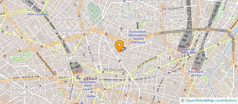localisation de l'entreprise M.B.P.E. DIFFUSION à PARIS