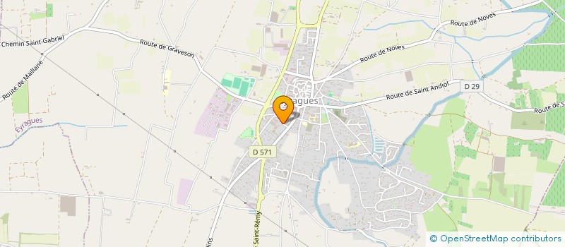 localisation de l'entreprise M.B POISSONNERIE  EYRAGUES