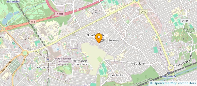 localisation de l'entreprise M B PRO SERVICES à VILLEPINTE